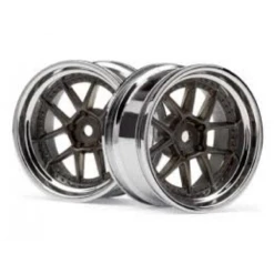 HPI Racing DY-CHAMPION 26MM WHEEL (CHROME/BRONZE/6MM OS/2PCS) (HPI113090)