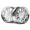 HPI Racing WORK XSA 02C WHEEL 26mm CHROME/WHITE (6mm OFFSET) (HPI3284) -Tamiya || Kyosho Verkoopwinkel HPI3284 800x800 1