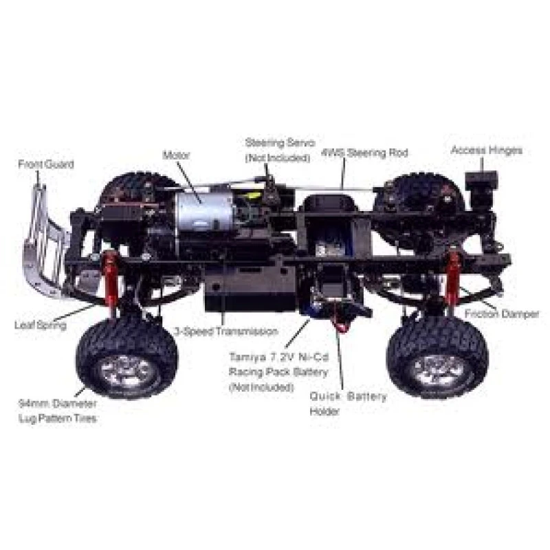 Tamiya Toyota Tundra High-Lift 4 Tamiya Toyota Tundra High-Lift - Afbeelding 2