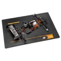 HPI Racing Large Rubber HPI/HB Racing Pit Mat (Black)