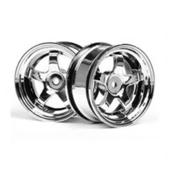 HPI Racing WORK MEISTER S1 WHEEL 26mm CHROME (6mm OFFSET)