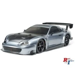 Tamiya Toyota Supra Racing (A80) TT-02 & Gespoten Body Bright-gun-metal -47433