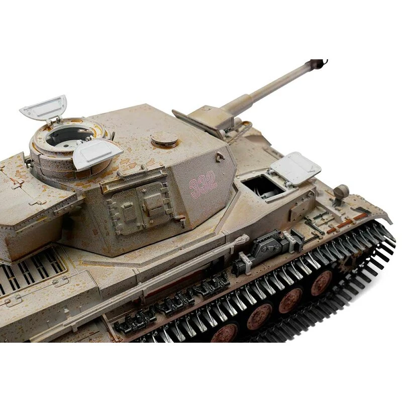 RC Pro-Edition PzKpfw IV Ausf. G Div. LAH Kharkov 1943 Winter Tank Metal Edition IR Geleverd In Luxe Houten Krat -1110385904 7 RC Pro-Edition PzKpfw IV Ausf. G Div. LAH Kharkov 1943 Winter Tank Metal Edition IR Geleverd In Luxe Houten Krat -1110385904 - Afbeelding 5