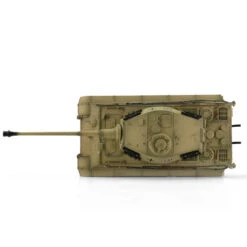 RC Pro-Edition Kingtiger Desert Paint Tank Metal Edition BB Geleverd In Luxe Houten Krat -1112200601
