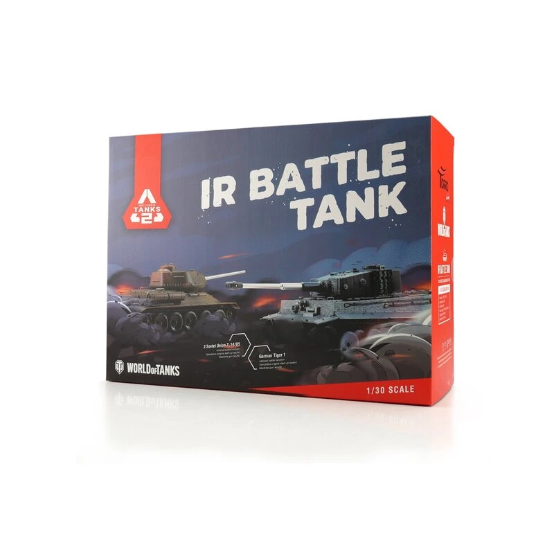 World Of Tanks 1/30 RC Tiger I & T-34/85 IR Real Battle System -15101-CA 5 World Of Tanks 1/30 RC Tiger I & T-34/85 IR Real Battle System -15101-CA - Afbeelding 3