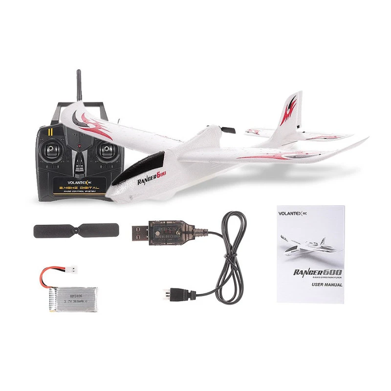 RANGER 600 GLIDER 3CH 600MM BRUSHED W/GYRO EPP RTF V761-2 4 RANGER 600 GLIDER 3CH 600MM BRUSHED W/GYRO EPP RTF V761-2 - Afbeelding 2