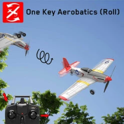 P-51D MUSTANG 4CH 400MM BRUSHED W/GYRO EPP RTF V761-5 -Tamiya || Kyosho Verkoopwinkel volantex v761 5 mustangd 800x800 1